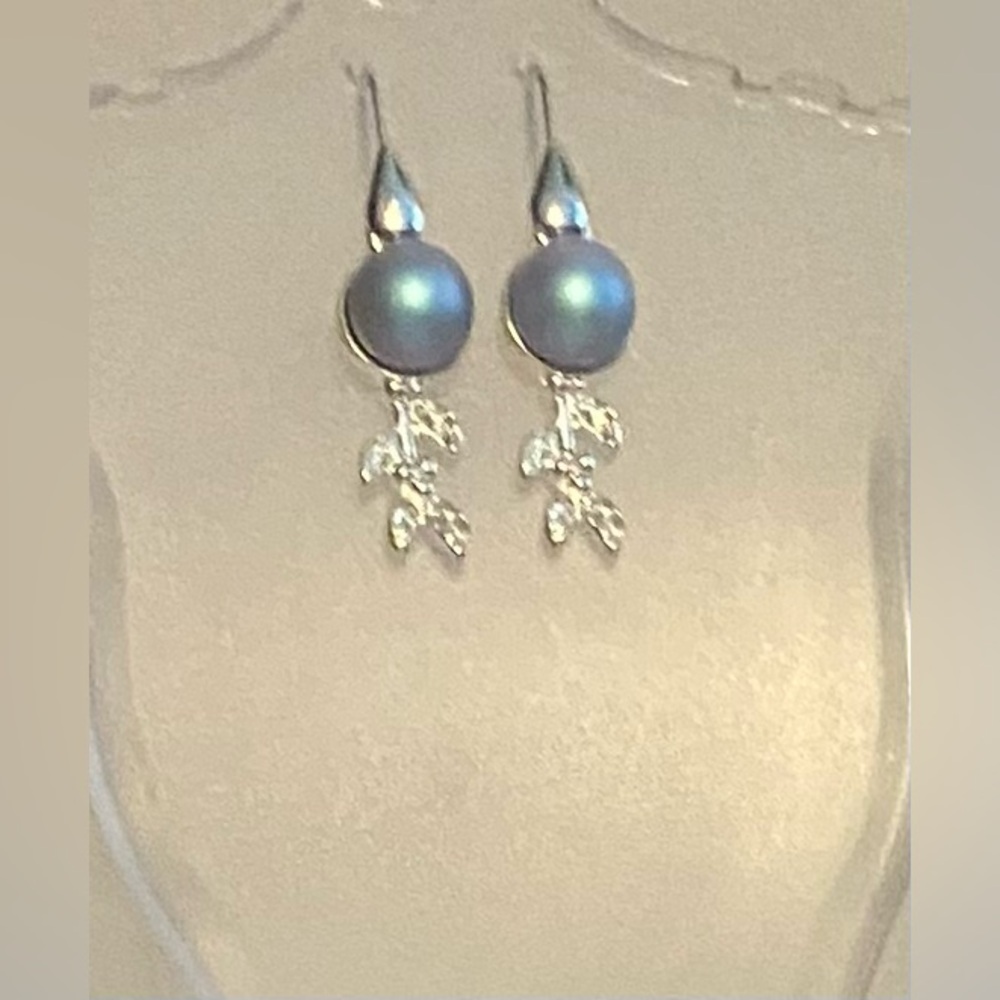 Swarovski crystal pearl in Martha Stewart designed setting NEW